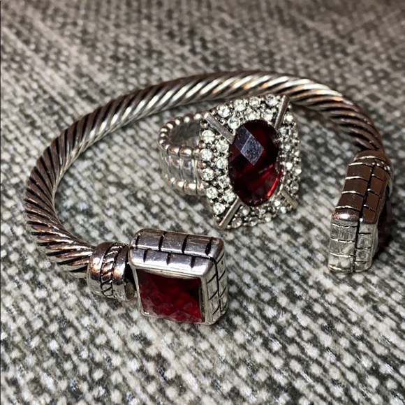 Jewelry - Cable wire bracelet and Ring